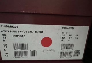 NIB Bally Pindar Herren-Fahrerschuhe aus Wildleder, Blau, 12 D US (45 Euro), Italien 45513 
