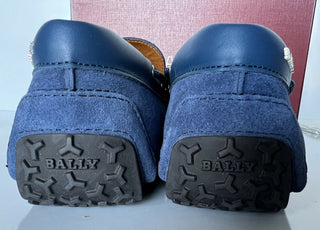 NIB Bally Pindar Herren-Fahrerschuhe aus Wildleder, Blau, 12 D US (45 Euro), Italien 45513 