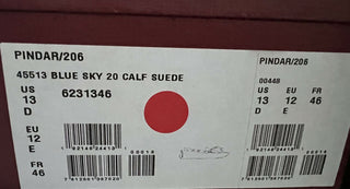 NIB Bally Pindar Herren-Fahrerschuhe aus Wildleder, Blau, 13 D US (46 Euro), Italien 45513 