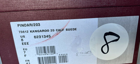 Мужские замшевые кроссовки NIB Bally Pindar Kangaroo 8 EEE US (41 евро) IT 73612 