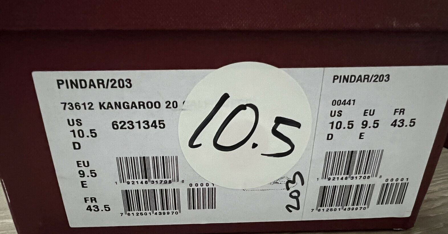 Мужские замшевые кроссовки NIB Bally Pindar Kangaroo 10,5 D США (43,5 евро) 73612 
