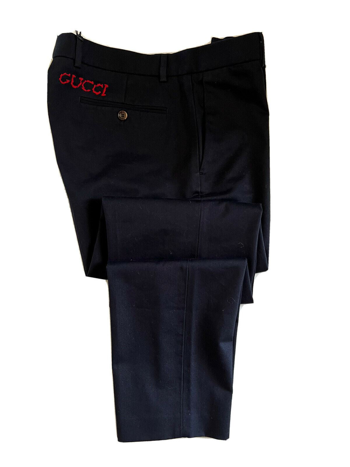 NWT Gucci Men's Blue Dress Pants 36 US (52 Euro) Made in Italy 519546