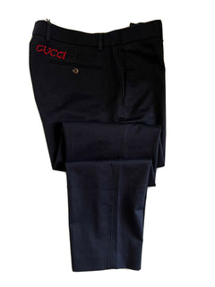 Neu mit Etikett: Blaue Anzughose für Herren von Gucci, 36 US (52 Euro), hergestellt in Italien, 519546