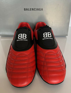 NIB 550 $ Balenciaga Zen-Sneaker für Herren in Rot/Schwarz 10 US (43 Euro) 617540 