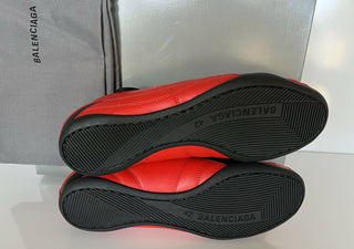 NIB 550 $ Balenciaga Zen-Sneaker für Herren in Rot/Schwarz 10 US (43 Euro) 617540 