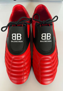 NIB 550 $ Balenciaga Zen-Sneaker für Herren in Rot/Schwarz 10 US (43 Euro) 617540 