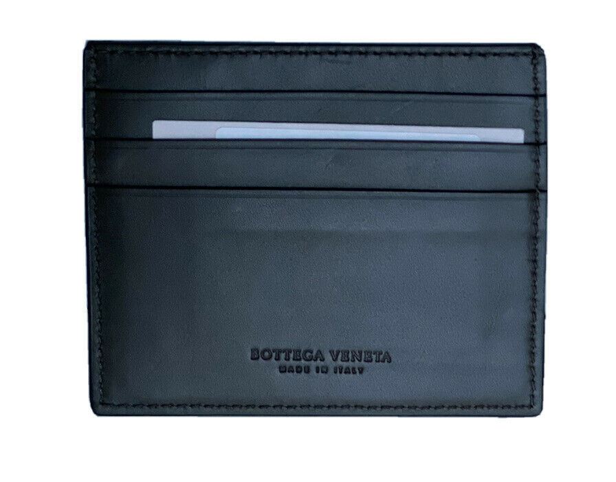Neu mit Etikett: 270 $ Bottega Veneta Herren-Kartenetui aus Leder Kaki/Grün 579246 Hergestellt in Italien 