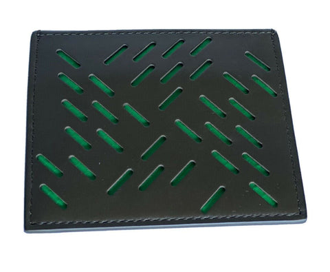 NWT $270 Bottega Veneta Men's Leather  Card Case Kaki/Green 579246 Made in Italy