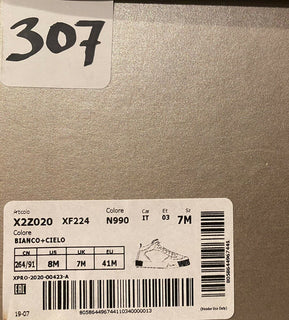 NIB $875 Weiße HighTop-Sneaker von Giorgio Armani für Herren 8,5 US (41,5 Euro) X2Z020 