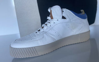 NIB $875 Weiße HighTop-Sneaker von Giorgio Armani für Herren 8,5 US (41,5 Euro) X2Z020 
