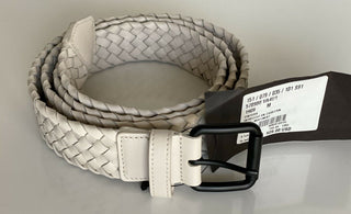 NWT 750 $ Bottega Veneta Intrecciato Mist Leder M (100 cm) Gürtel Italien 570980 