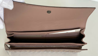 Neu mit Etikett: 930 $ Bottega Veneta Zipper Ayers Schlangenleder-Deko-Rose-Geldbörse 150509 