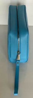NWT 1280 $ Bottega Veneta Leder Sky Blue Medium Kulturbeutel 575555 IT 