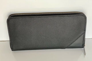 NWT 720 $ Bottega Veneta Continental Zip Around Lederbrieftasche Schwarz 573431 Italien 