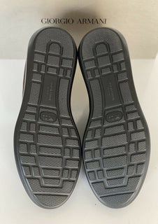 NIB 795 $ Giorgio Armani Braune Derby-Schnürschuhe für Herren 7,5 US (40,5) IT X2C629