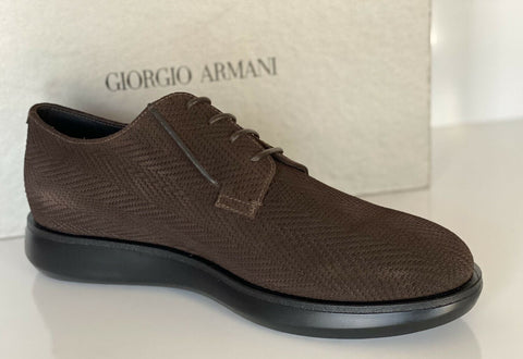 NIB $795 Giorgio Armani Men’s Brown Derby Laced Shoes 7.5 US (40.5) IT X2C629