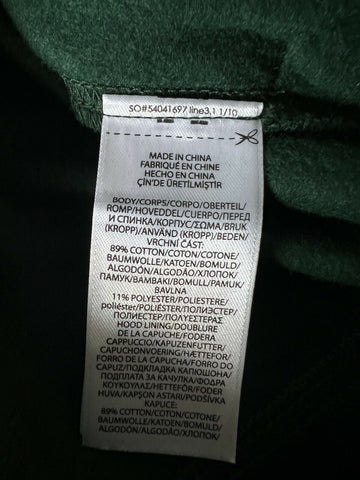NWT $228 Polo Ralph Lauren Long Sleeve Bear Sweater with Hoodie Green 2XB/2TG