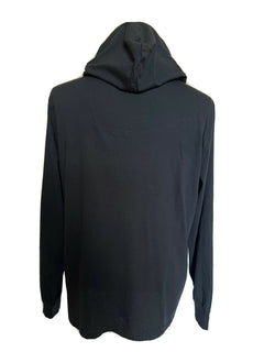 Neu mit Etikett: 69,50 $ Polo Ralph Lauren Langarm-Bären-T-Shirt mit Kapuze, Schwarz, Größe L 