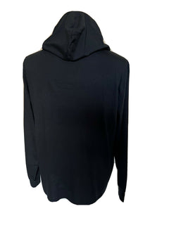 Neu mit Etikett: 69,50 $ Polo Ralph Lauren Langarm-Bären-T-Shirt mit Kapuze, Schwarz, Größe L 