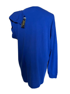 Neu mit Etikett: Polo Ralph Lauren Langarm-T-Shirt mit Bärenmuster, Blau, 3XB 