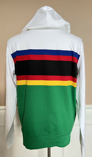 Neu mit Etikett: 168 $ Polo Ralph Lauren Langarmpullover mit Kapuze Weiß M 