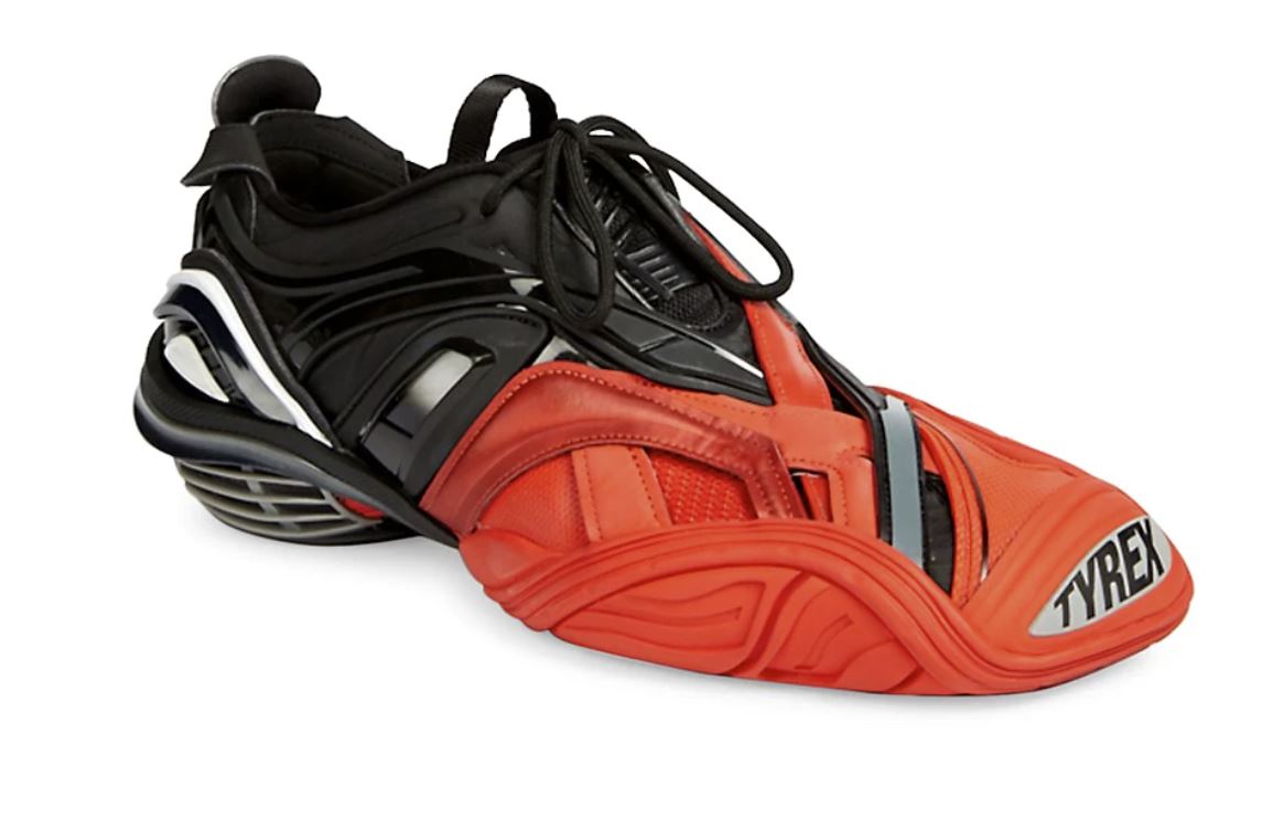 NIB $950 Balenciaga Men's Tyrex Sneakers Black/Red 8 US (41 Euro)