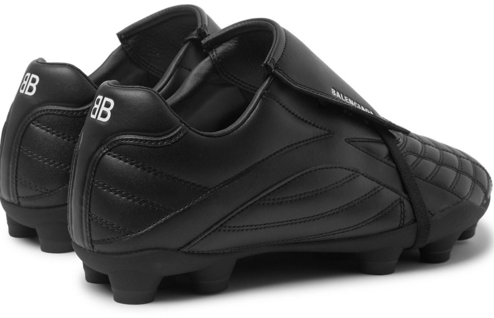 NIB $725 Balenciaga Women's Leather Socker Sneakers Black 6 US (36 Euro)