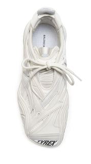 NIB $950 Balenciaga Damen Tyrex Sneakers Weiß 9W US (39W Euro) 