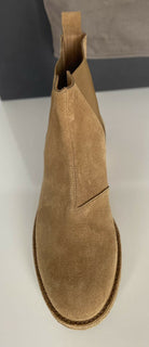 NIB 820 $ Bottega Veneta braune Kalbsleder-Stiefeletten 10,5 US (43,5 Euro) 312345 