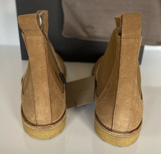 NIB 820 $ Bottega Veneta braune Kalbsleder-Stiefeletten 10,5 US (43,5 Euro) 312345 