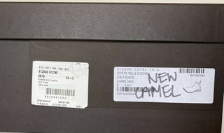 NIB 820 $ Bottega Veneta braune Kalbsleder-Stiefeletten 10,5 US (43,5 Euro) 312345 