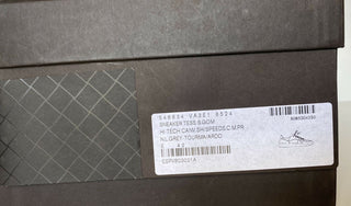 NIB $ 650 Bottega Veneta Herren-Sneaker aus Segeltuch in Grau/Blau 9 US (42 Eu) 548834 IT 
