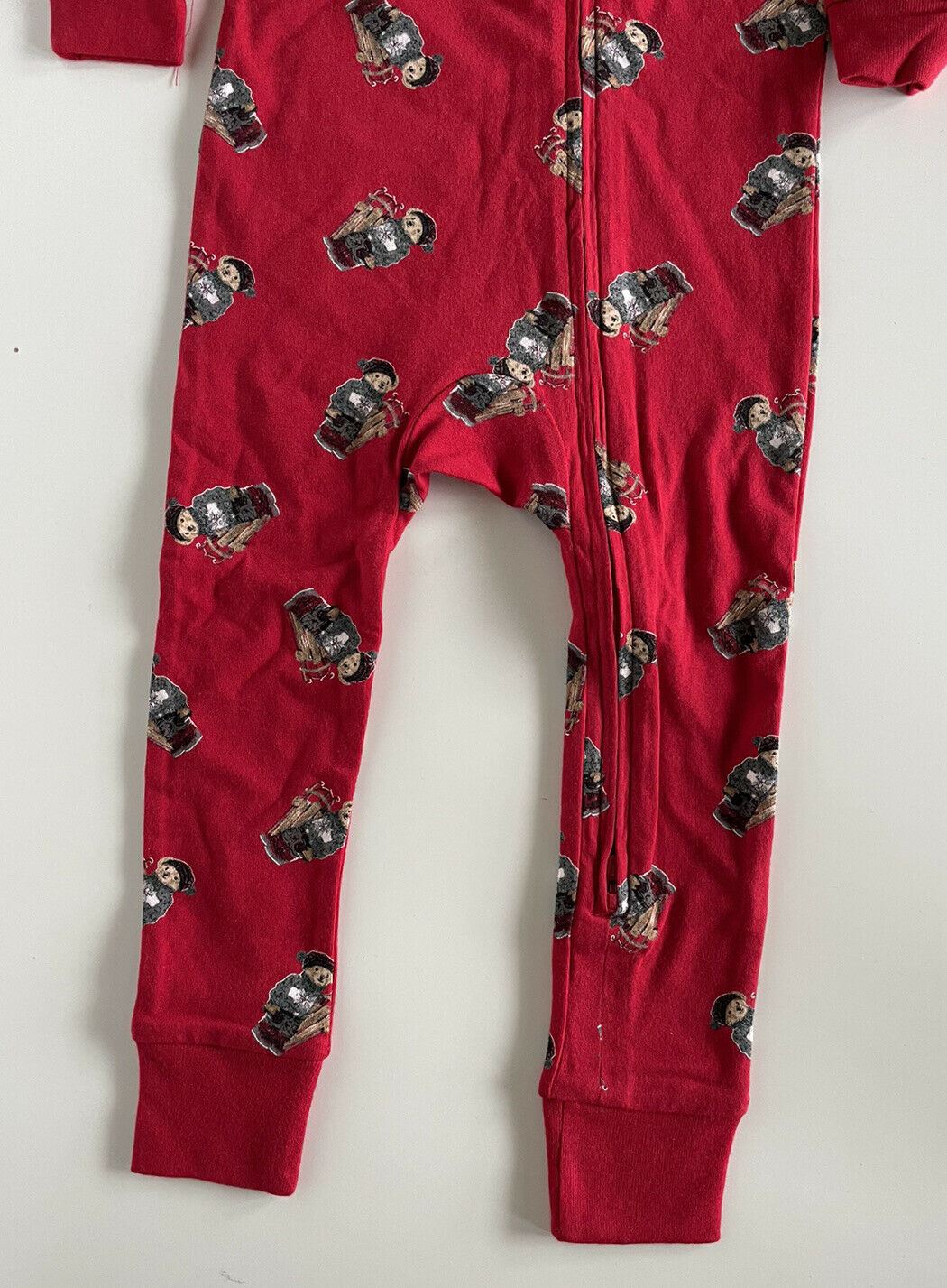 Красный комбинезон Polo Ralph Lauren Bear с длинными рукавами, NWT, 45 долларов США, 18–24 месяца