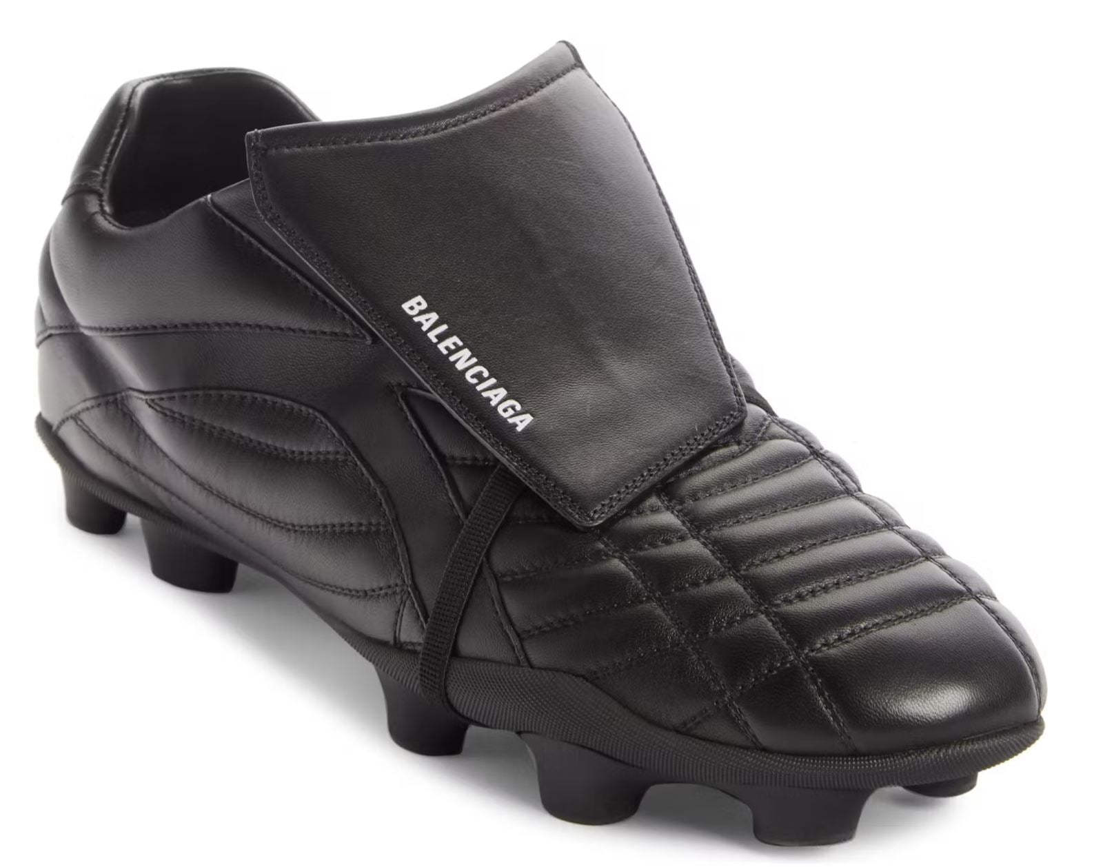 NIB $725 Balenciaga Men's Leather Socker Sneakers Black 8 US (41 Euro)