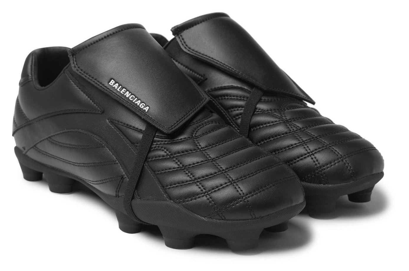 NIB $725 Balenciaga Men's Leather Socker Sneakers Black 8 US (41 Euro)