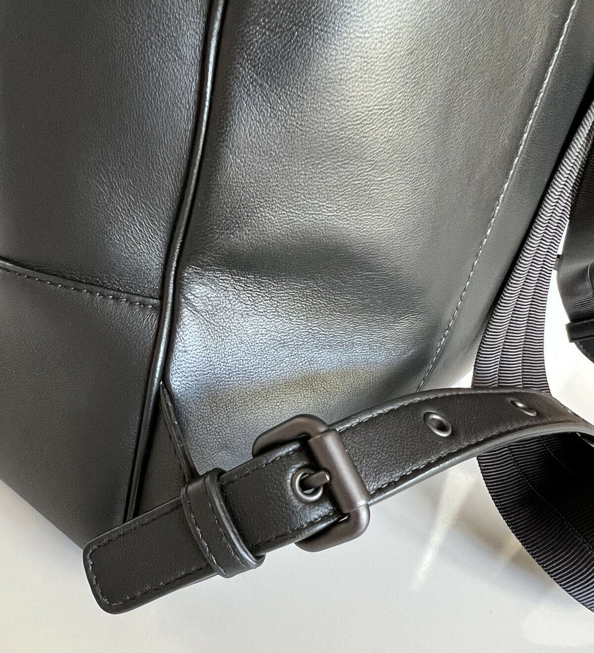 NWT $3100 Черный кожаный рюкзак Intrecciato Bottega Veneta, сделано в Италии 498976