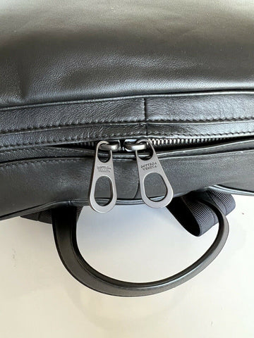 NWT $3100 Bottega Veneta Leather Intrecciato Backpack Black Made in Italy 498976