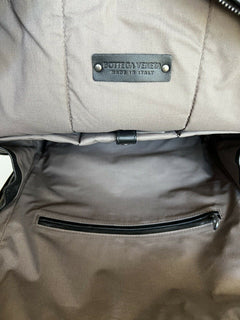 NWT 3100 $ Bottega Veneta Leder Intrecciato Rucksack Schwarz Hergestellt in Italien 498976
