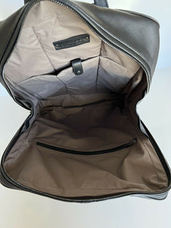 NWT 3100 $ Bottega Veneta Leder Intrecciato Rucksack Schwarz Hergestellt in Italien 498976