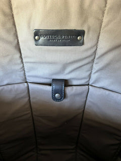 NWT $3100 Bottega Veneta Leather Intrecciato Backpack Dark Blue Italy 498976