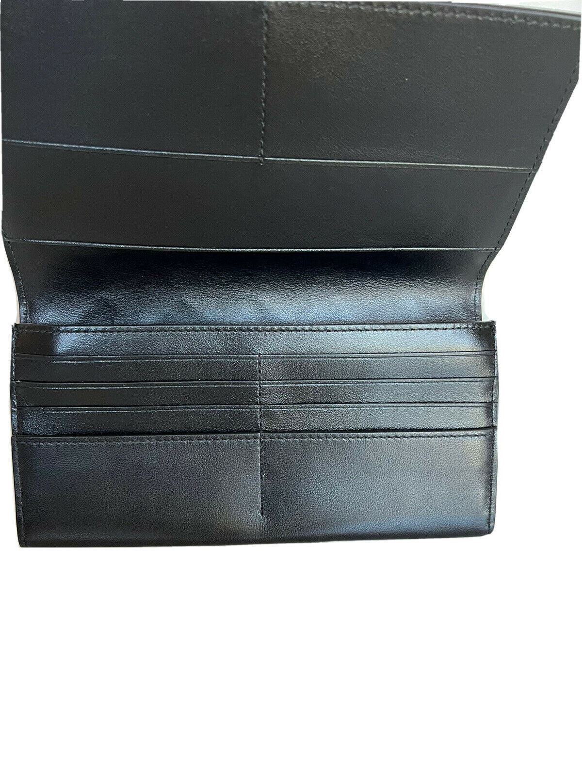 NWT $760 Bottega Veneta Nappa19 Leather Card Holder Wallet Black 591365 Italy