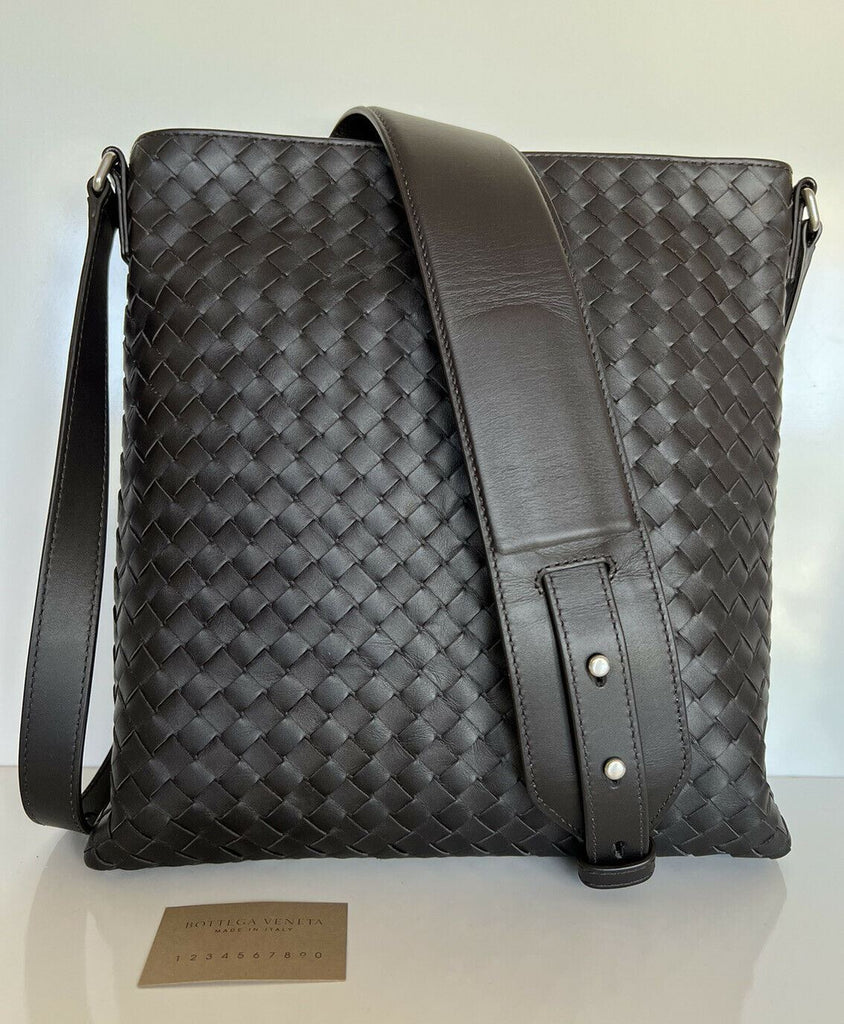 NWT 1850 $ Bottega Veneta Leder Intrecciato Expresso Umhängetasche Italien 577534