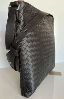 NWT 1850 $ Bottega Veneta Leder Intrecciato Expresso Umhängetasche Italien 577534