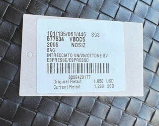 NWT 1850 $ Bottega Veneta Leder Intrecciato Expresso Umhängetasche Italien 577534