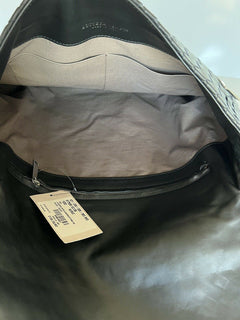 NWT 3000 $ Bottega Veneta Leder Intrecciato Schwarze Umhängetasche Italien 577538 
