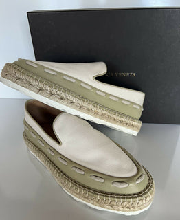 NIB 620 $ Bottega Veneta Slip-on-Espadrilles-Schuhe für Damen 9 US (39 Euro) 578386 