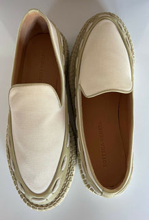 NIB 620 $ Bottega Veneta Slip-on-Espadrilles-Schuhe für Damen 9 US (39 Euro) 578386 