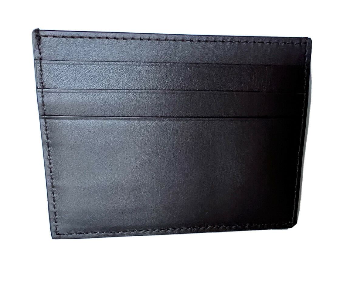 NWT $540 Bottega Veneta Men's Leather & Alligator Card Case Black 618957 Italy