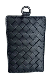 NWT 250 $ Bottega Veneta Leder Intrecciato Kartenetui Schwarz 415855 Italien 