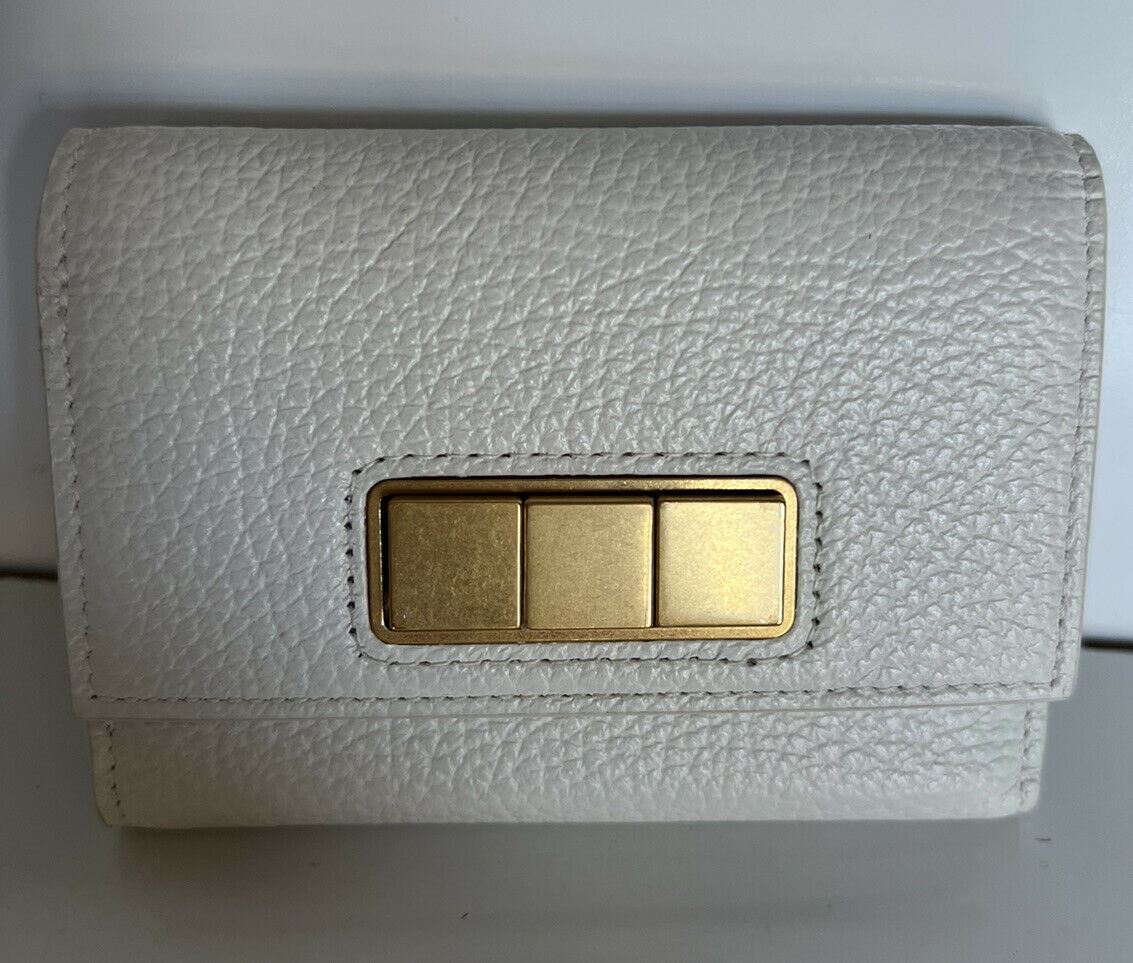 Neu mit Etikett: 600 $ Weiße Damenbrieftasche von Bottega Veneta 629554 Hergestellt in Italien 